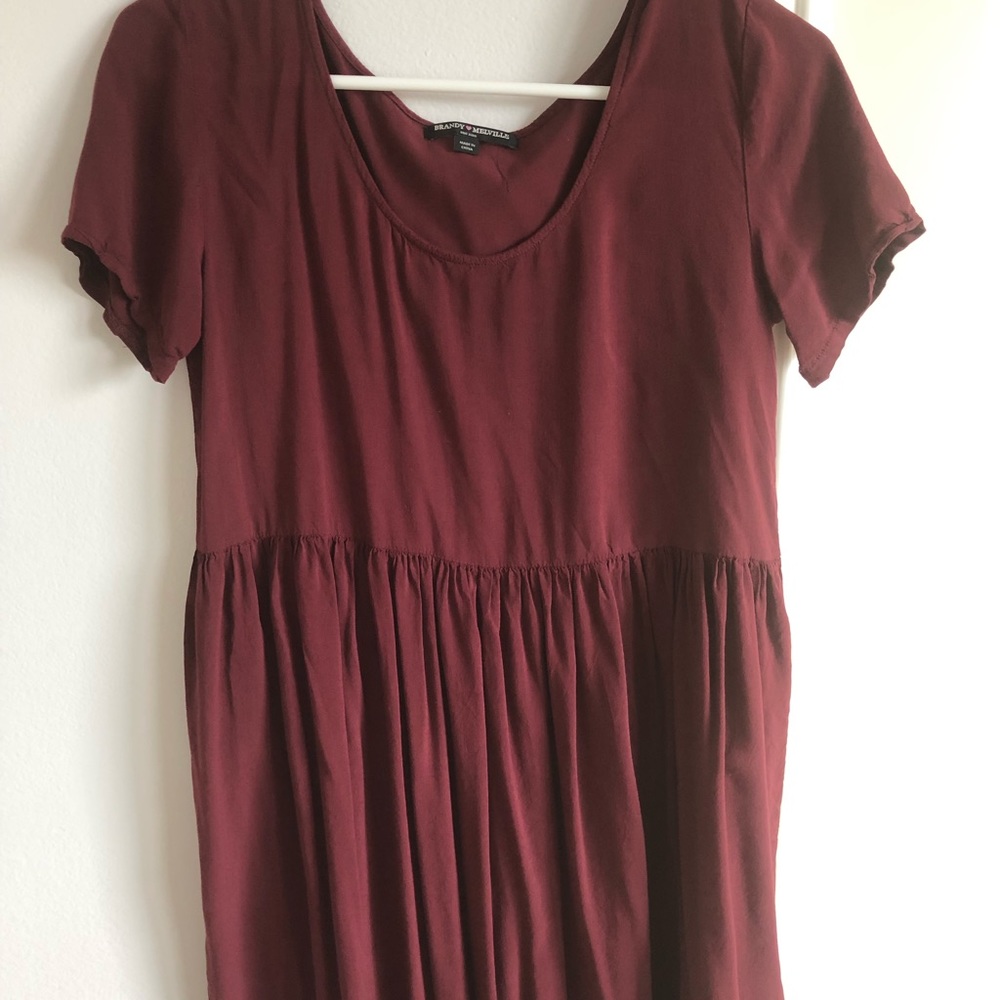 FINAL SALE ✨ Brandy Melville Maroon Dress
